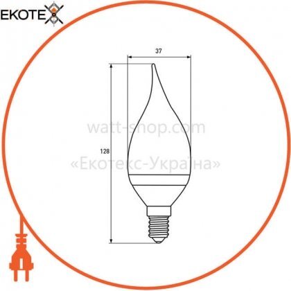 Eurolamp LED-CW-06143(P) светодиодная eurolamp led лампа еко &quot;свеча на ветру&quot; 6w e14 3000k