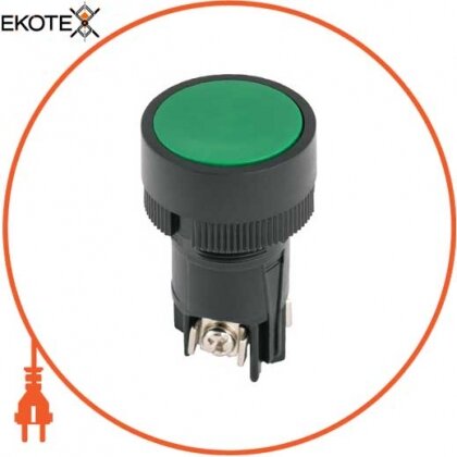 Enext p0810131 кнопка пластиковая без фиксации e.mb.ea135 зеленый 1no + 1nc