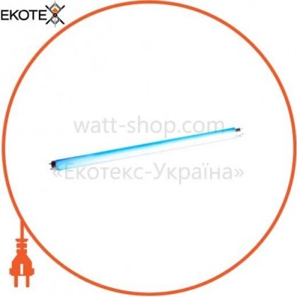 Лампа люмінесцентна e.fl.t8.g13.18.blue G13 T8 18Вт блакитна, Enext, l006022