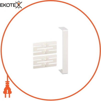Тримач кабелю 45 - joint cover piece - 185 x 55 mm - PC / ABS - polar white, Schneider, ISM10506P