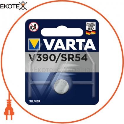 Батарейка VARTA V 390 1 шт, Varta, 390101401