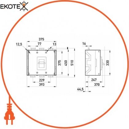 Enext i0010031 силовой автоматический выключатель e.industrial.ukm.2000s.2000, 3р, 2000а