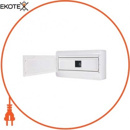 Enext 6665-218непр корпус пластиковый, навесной (nt) 18-модульный, однорядный, ip 55, с непрозрачными дверцами