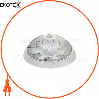 Світильник ERKA 1127D LED-P, настінно-стельовий з вбудованим і регульованим датчиком руху, 12 W, 4200K, прозорий, IP 20, ERKA, 190809