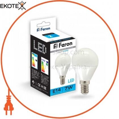 Feron 25480 светодиодная лампа feron lb-95 7w e14 6400k