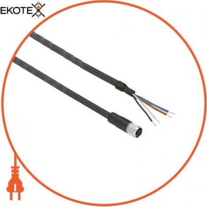 Schneider XZCP2737L05 разъемы xz - прямые штыревые - m8 - 3 контактор - кабель pur 0,5 м