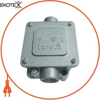 Коробка розподільна меаллическая Р11/2, IP 44, 400 B, 5*2,5, Enext, 16