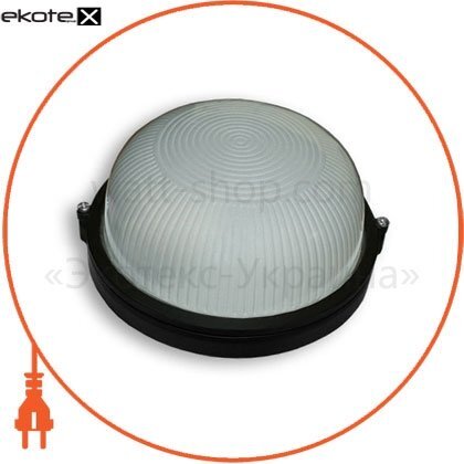Світильник коло чорний LED c датчиком руху, Ecostrum, SL-1002 LED c датчиком движения