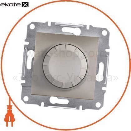 Світлорегулятор поворотний/600RL/двонаправлений/illuminated (MTN5133-0000+Led module), без рамки, br, Schneider, EPH6500169