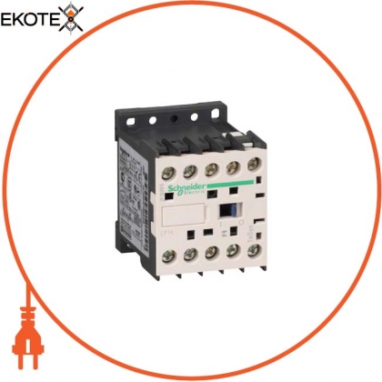 Контактор K 3P, 12А, АЛЕ, 220B, DC гвинтовий затиск, Schneider, LP1K1210MD