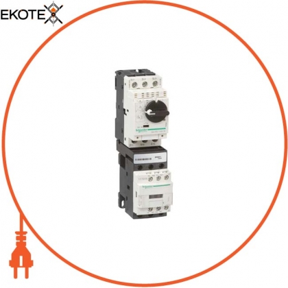 Комбінований пускач DOL - TeSys GV2-DP - 0.16 ... 0.25 A - 24 V DC, Schneider, GV2DP102BD