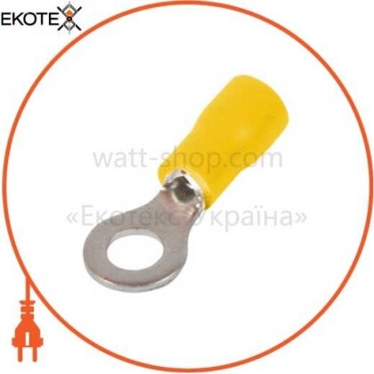 Enext s1036016 изолированный наконечник e.terminal.stand.rv1.1,25.8. yellow 0,5-1,5 кв. мм, желтый