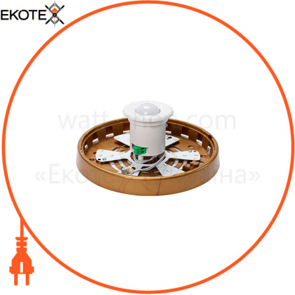 Світильник ERKA 1127D LED-G, настінно-стельовий з вбудованим і регульованим датчиком руху, 12 W, 4200K, прозорий, IP 20, ERKA, 190803