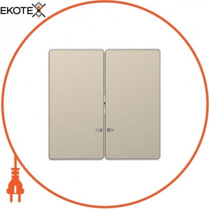 MERTEN D-Life КЛАВІША 2-ва з лінзою для LED модуля, ЦУКРУ, Schneider, MTN3420-6033
