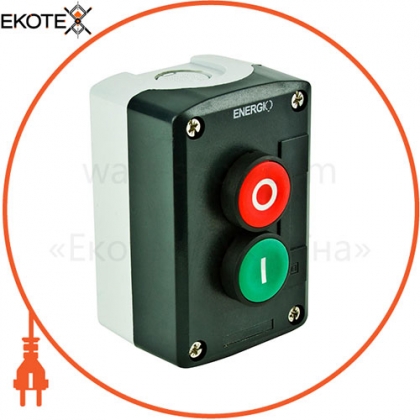 Пост кнопковий ENERGIO XAL-D213 ПУСК / СТОП NO + NC, ENERGIO, 60408