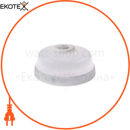 Світильник ERKA 1103D LED-PB, настінно-стельовий з вбудованим і регульованим датчиком руху, 12 W, 4200K, білий, IP 20, ERKA, 191010