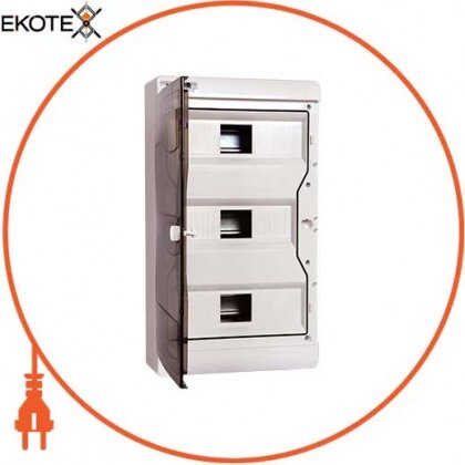 Корпус пластиковий навісний (NT) 37-модульний, трирядне, IP 55, Enext, 6671-237
