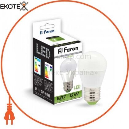 Feron 25558 светодиодная лампа feron lb-95 5w e27 4000k