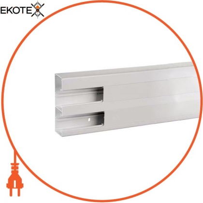 Тримач кабелю 45 - монтажний короб - 140x55 mm - PVC - polar white - 2000 mm, Schneider, ISM10300P