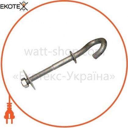 Наскрізний гак e.through.hook.pro.350.20, 350мм, М20, Enext, p031007