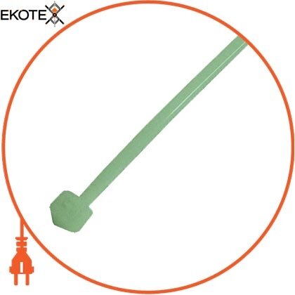 Кабельна стяжка e.ct.stand.370.4.green (100шт), зелена, Enext, s015035