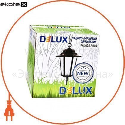 Delux 90011339 светильник садово-парковый palace a005 60вт е27 черный