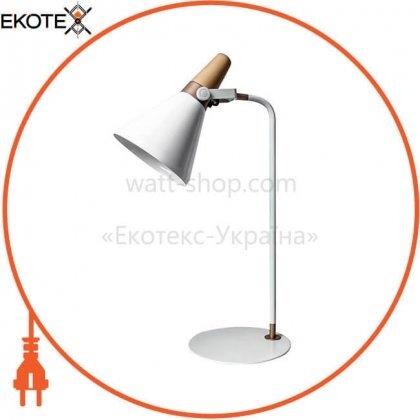 Світлодіодний EUROLAMP LED Світильник настільний металевий в скандинавському стилі білий Е27, Eurolamp, LED-TLM-2(WW)