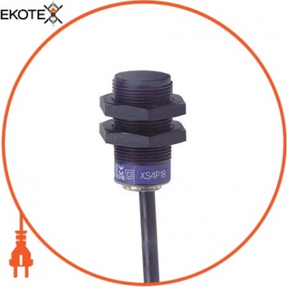 inductive sensor XS4 M30 - L43mm - PPS - Sn15mm - 12..24VDC - cable 2m, Schneider, XS4P30PB340