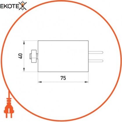 Конденсатор capacitor.37, 37 мкФ, Enext, l0420005