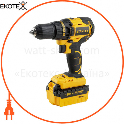 Дриль-шуруповерт акумуляторна бесщеточний STANLEY SBD201M2K, STANLEY, SBD201M2K