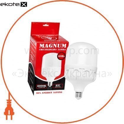 Magnum 90011767 лампа светодиодная bl80 40вт e27 6000k