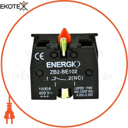 ENERGIO 60192 блок-контакт energio zb2-be102 nc