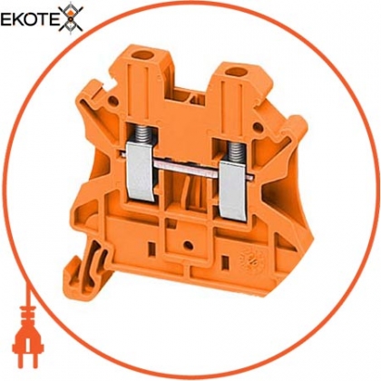 Schneider NSYTRV22AR linergy проходной клеммн.блок - 2.5мм? 24a 1-уровн. 1x1 винт. - оранж.