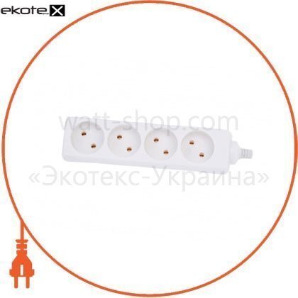 колодка подовжувача G4J без заземлення (без дроту), Delux, 10079675