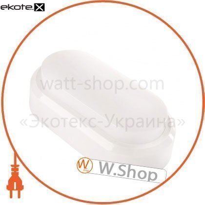 Світильник світлодіодний накладний ЕВРОСВЕТ 18Вт овал CL-18 6400K IP54, Евросвіт, 39465