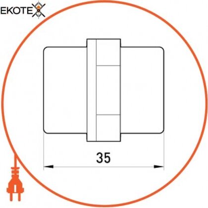 Enext s054009 изолятор пластиковый e.bus.sm.stand.35.bk без крепления под шайбы и болты м8 (по 2 шт)