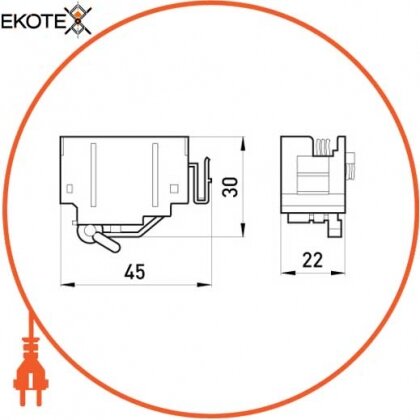 Enext i0030001 дополнительный контакт e.industrial.ukm.60.f