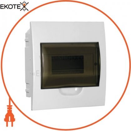 Бокс ЩРВ-Пк-8 модулів вбудовуваний пластик IP41 IEK, IEK, MKP12-V-04-08-41